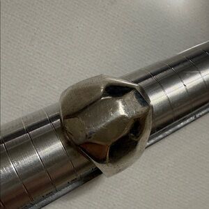 Sterling Silver 925 Geometric Ring size 8